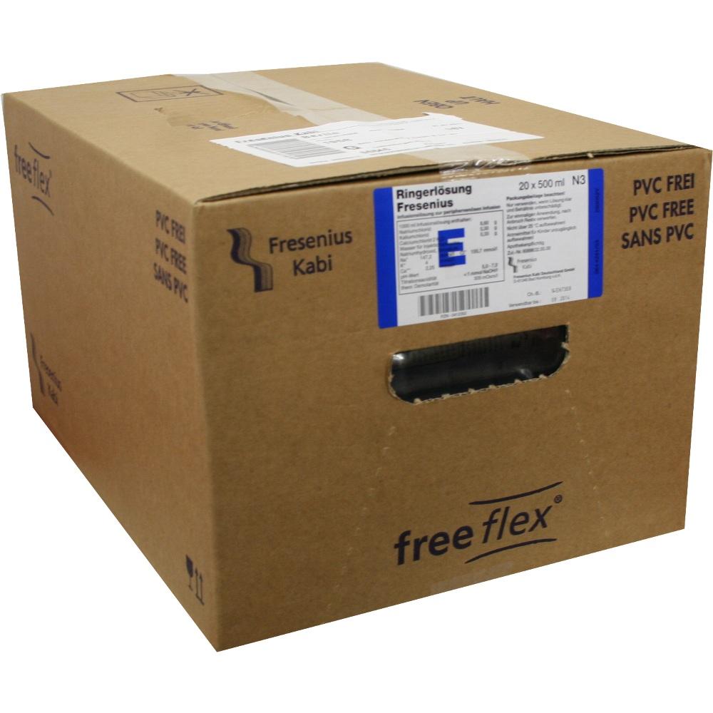 RINGER LÖSUNG Free Flex Infusionslösung 20X500 ml Infusionslösung