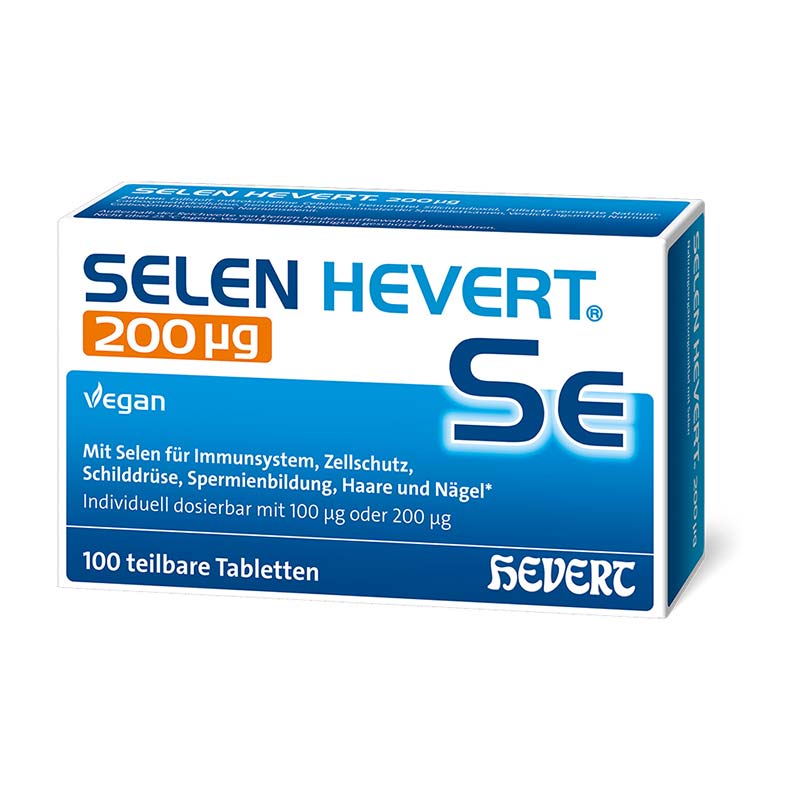 SELEN HEVERT 200 Mikrogramm 100 St Tabletten