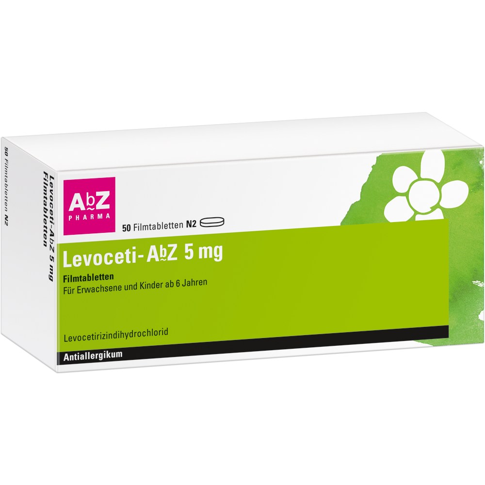 Levoceti-AbZ 5mg  50 St Filmtabletten