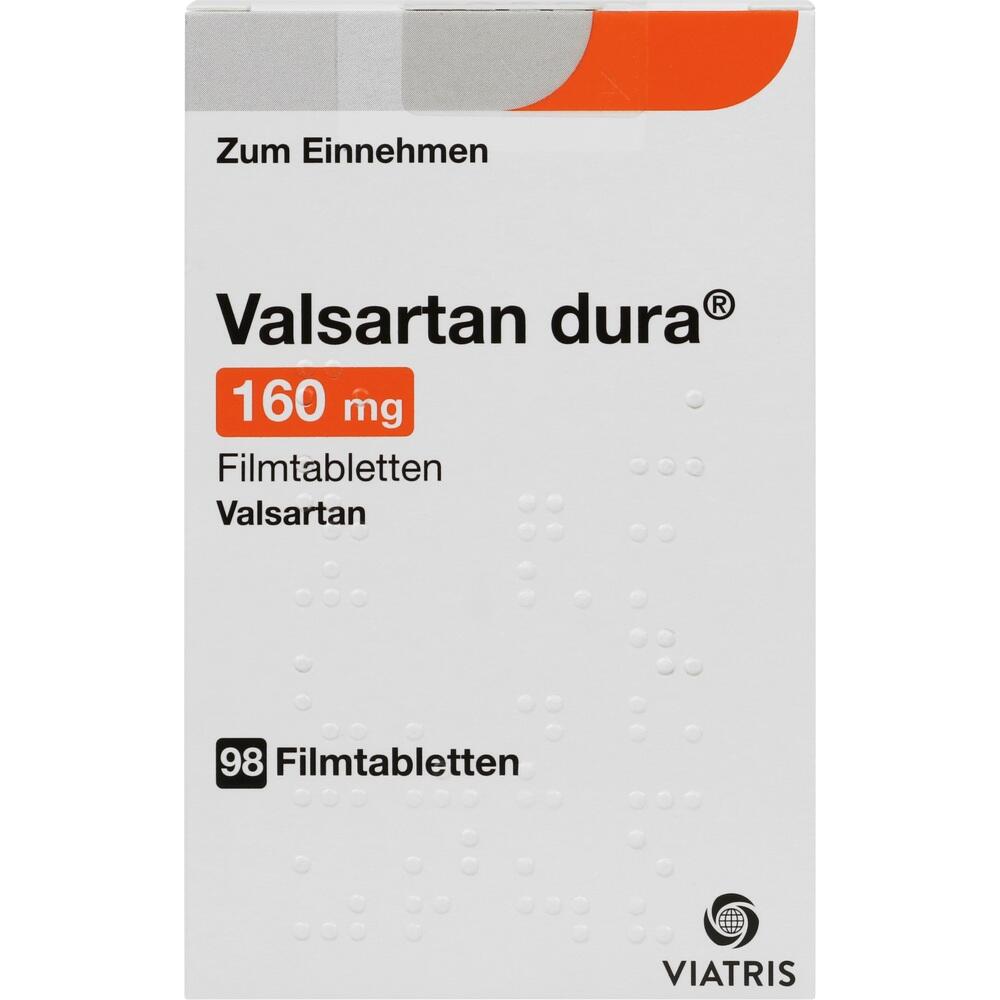 Valsartan dura 160mg 98 St Filmtabletten