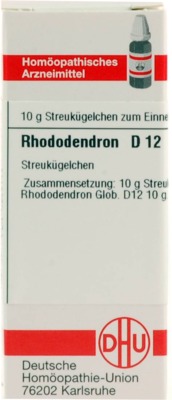 RHODODENDRON D 12 Globuli 10 g Globuli