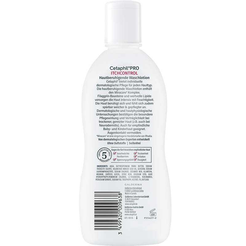 Cetaphil PRO ITCHCONTROL Hautberuhigende Waschlotion 295 ml Lotion