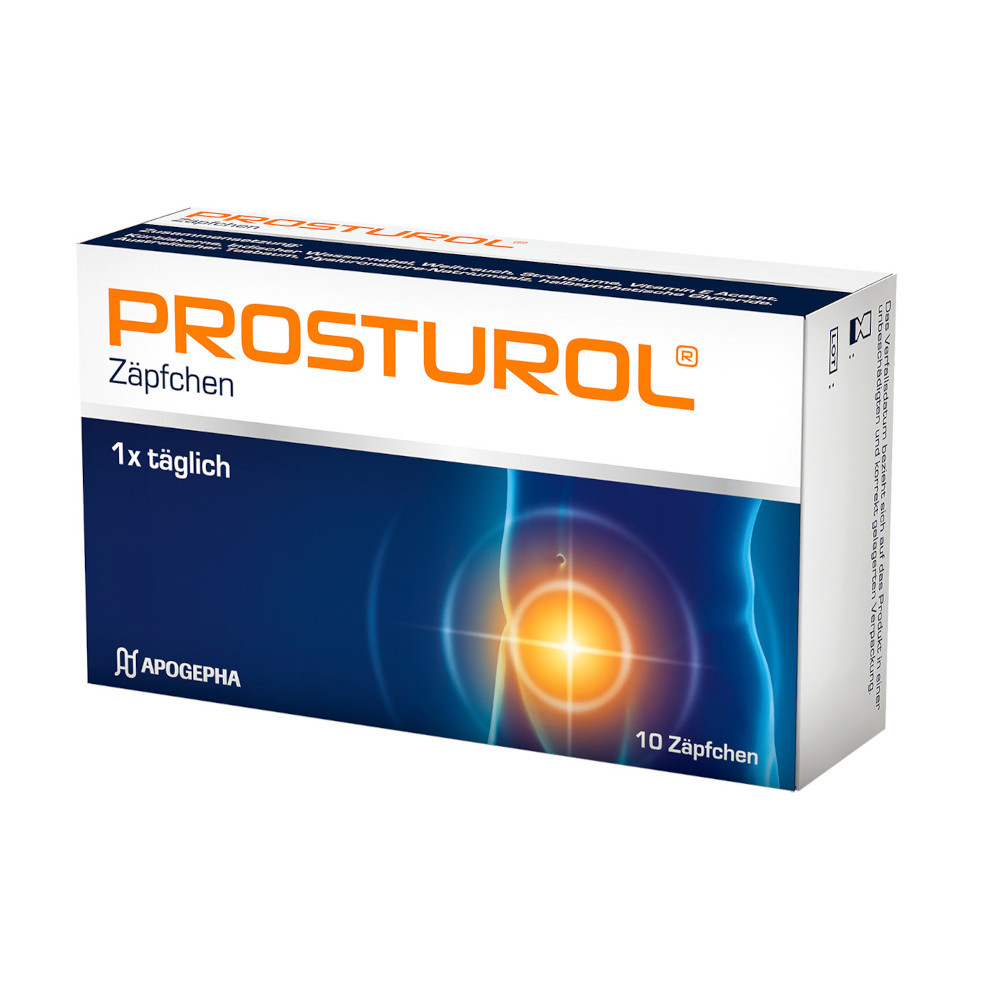 PROSTUROL Zäpfchen 10 St Suppositorien