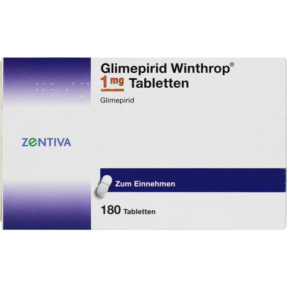 Glimepirid Winthrop 1mg 180 St Tabletten