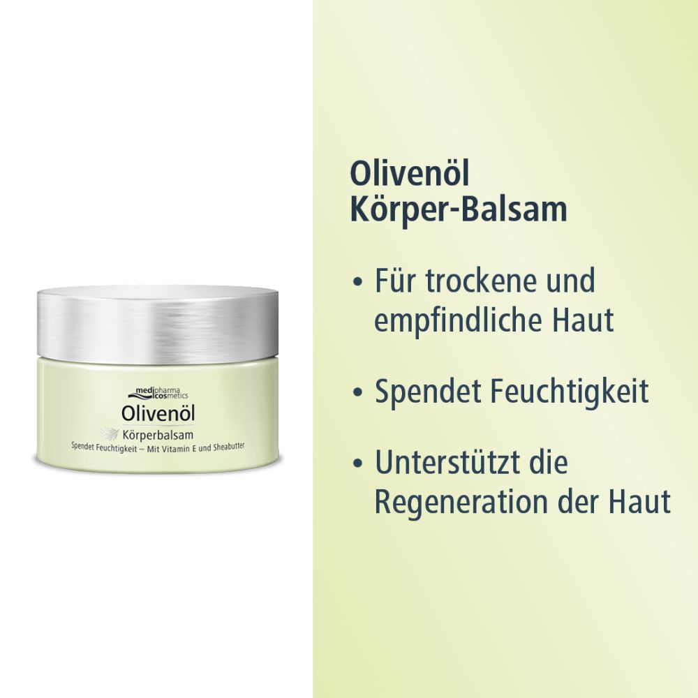 Olivenöl Körperbalsam mit Vitamin E und Sheabutter 250 ml Balsam