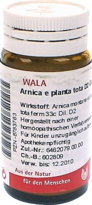 Arnica e planta tota D2 Globuli 20 g Globuli