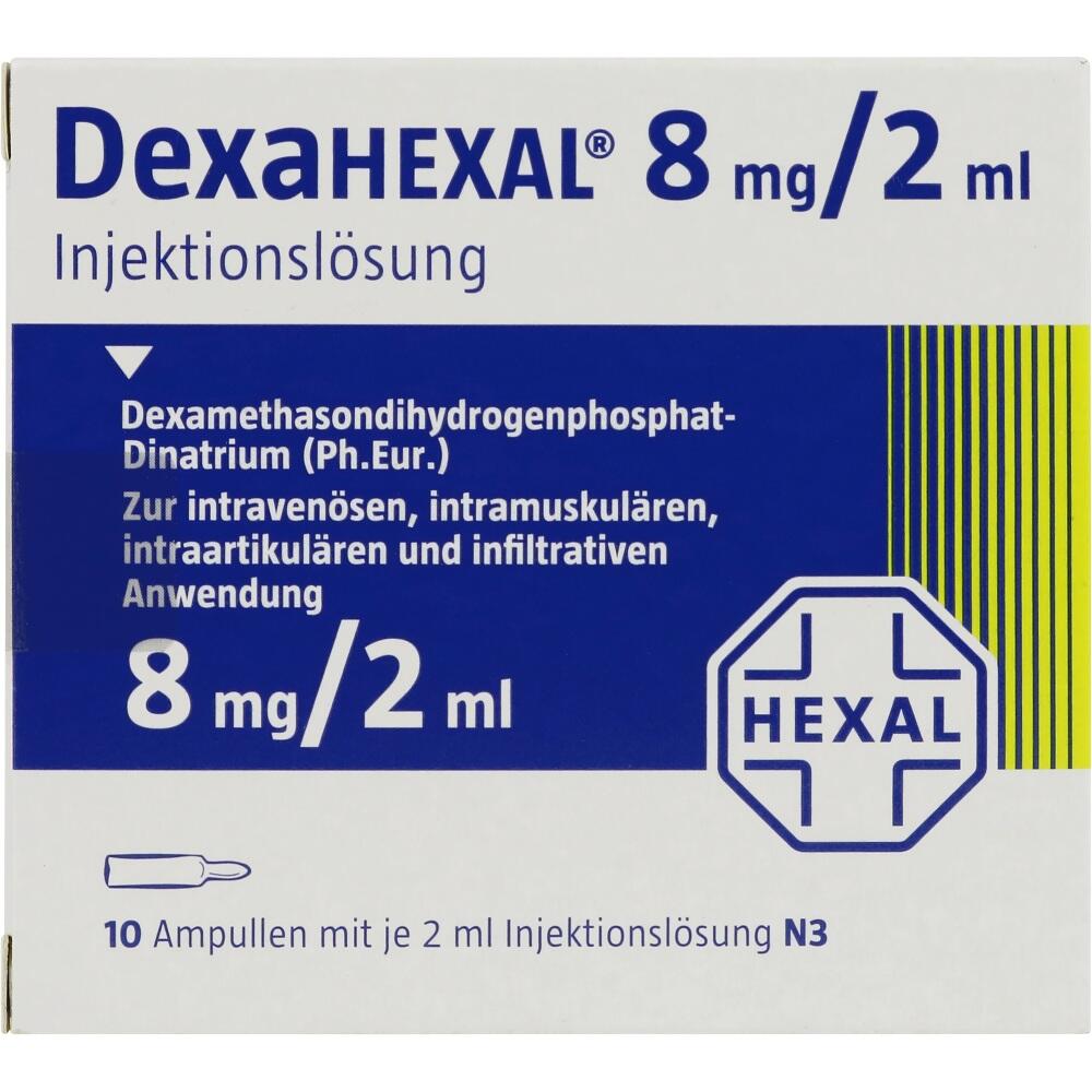 DEXAHEXAL 8 mg/2 ml Injektionslösung 10X2 ml Injektionslösung