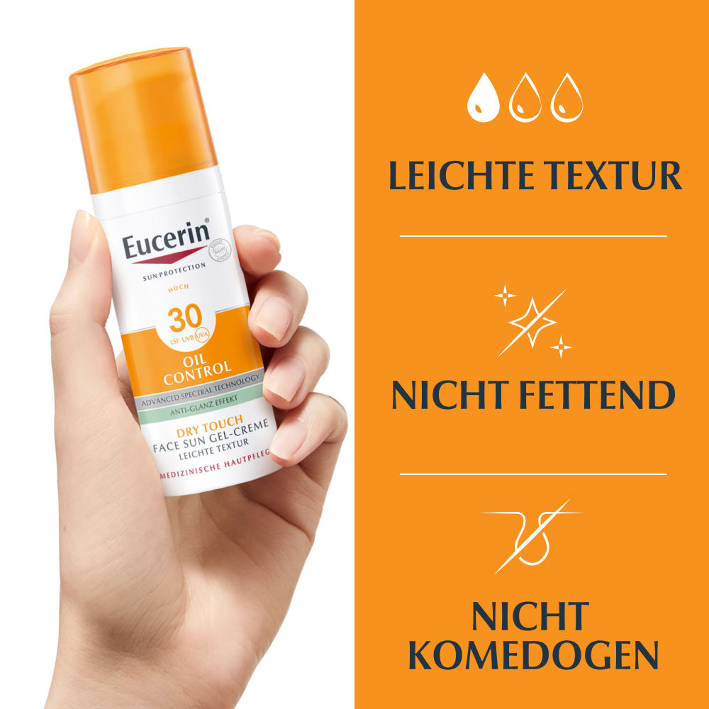 Eucerin SUN OIL CONTROL DRY TOUCH FACE SUN GEL-CREME LEICHTE TEXTUR LSF 30   50 ml Creme