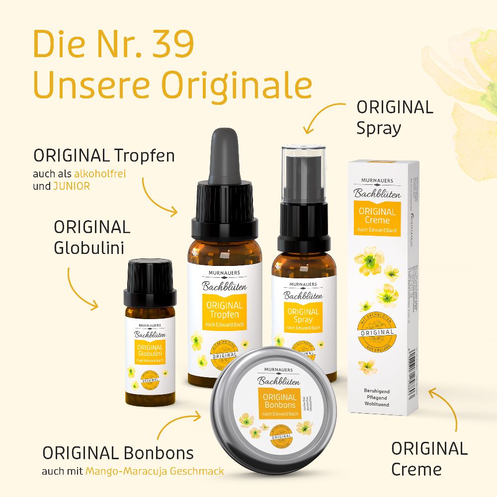 MURNAUERS Bachblüten ORIGINAL GLOBULINI nach Dr. Bach 10 g Globuli