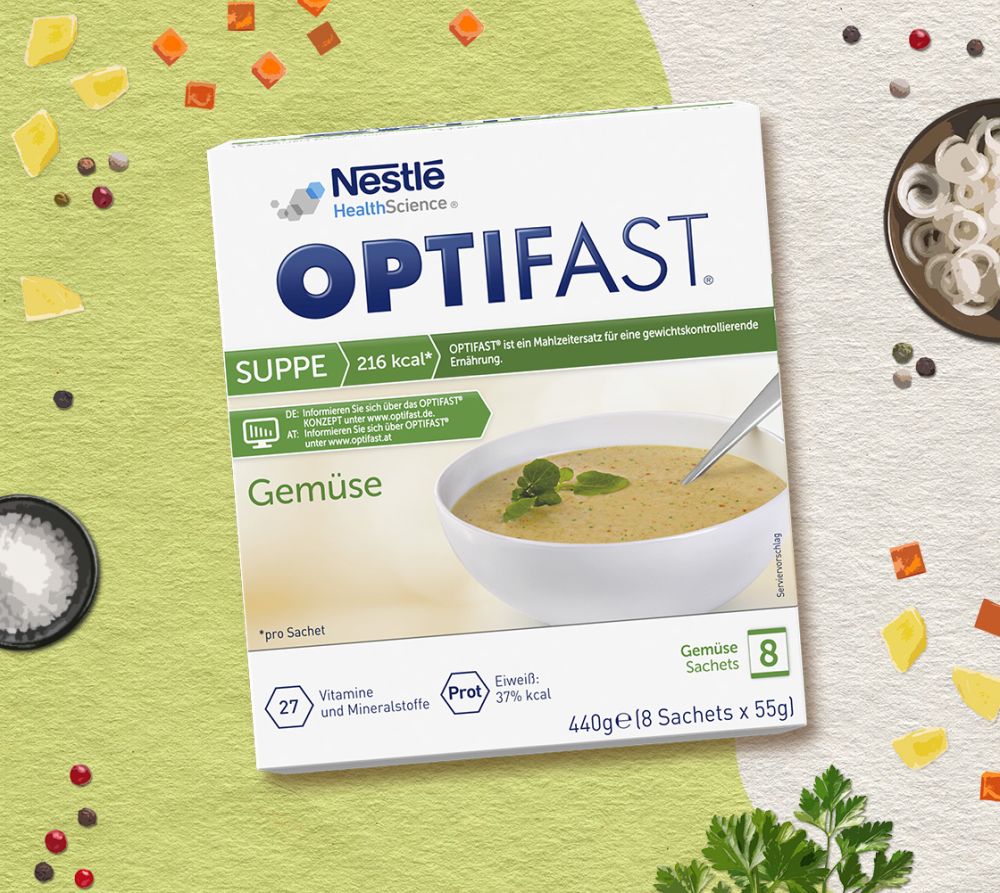 OPTIFAST Suppe Gemüse Geschmack 8X55 g Pulver