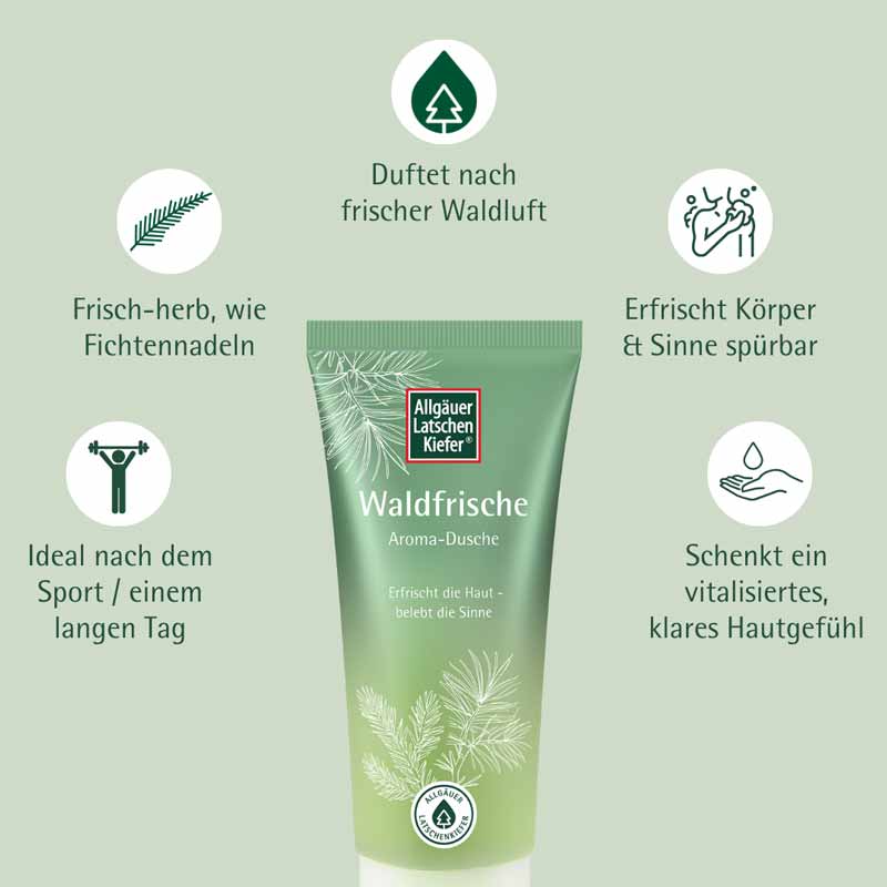 Allgäuer Latschen Kiefer Waldfrische AROMA-DUSCHE 200 ml Duschgel