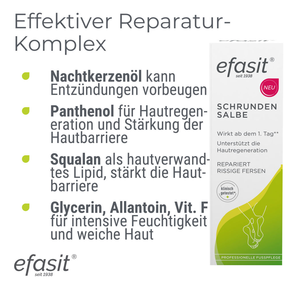 efasit SCHRUNDEN SALBE 60 ml Salbe