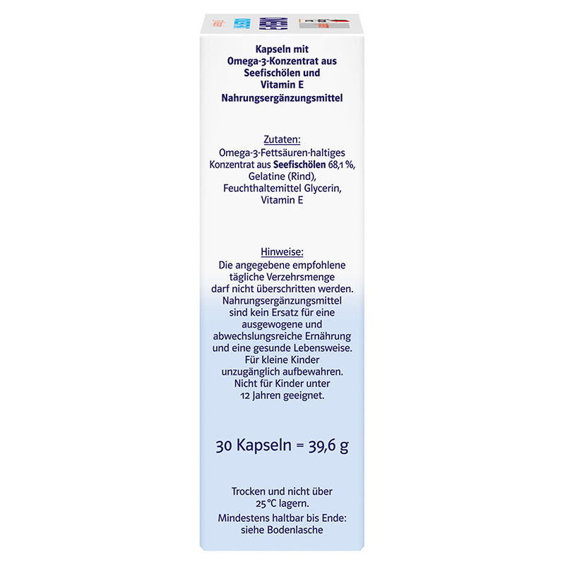 Doppelherz system OMEGA-3 KONZENTRAT 30 St Kapseln