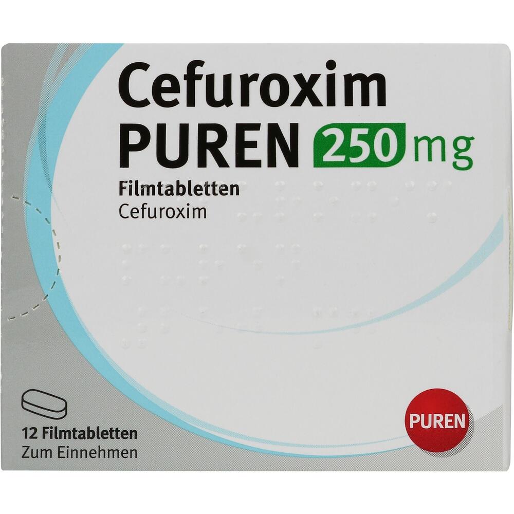 CEFUROXIM PUREN 250 mg Filmtabletten 12 St Filmtabletten