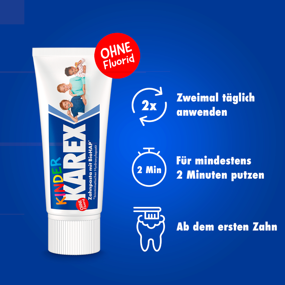 KAREX KINDER Zahnpasta 50 ml Zahnpasta