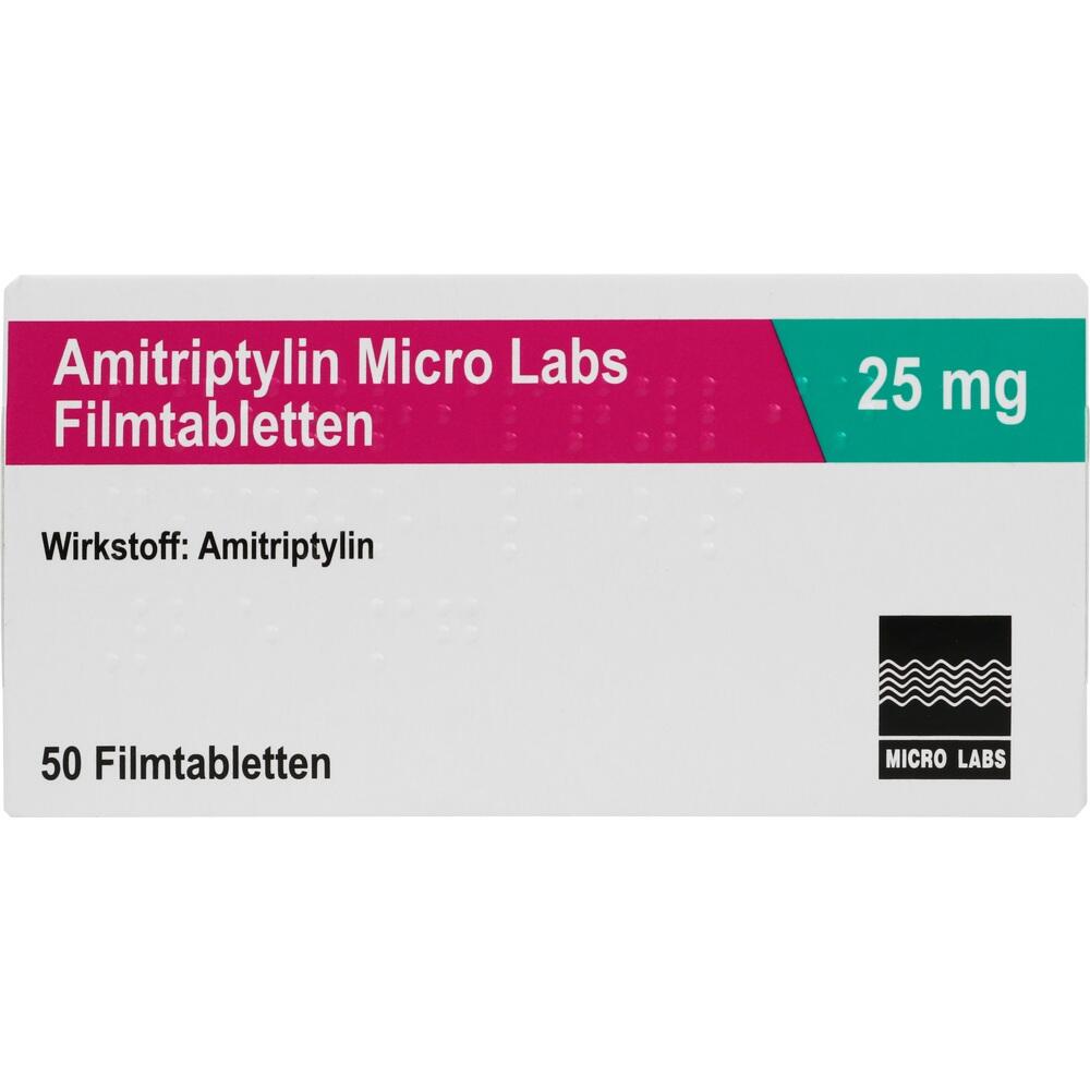 Amitriptylin-Micro Labs 25mg 50 St Filmtabletten