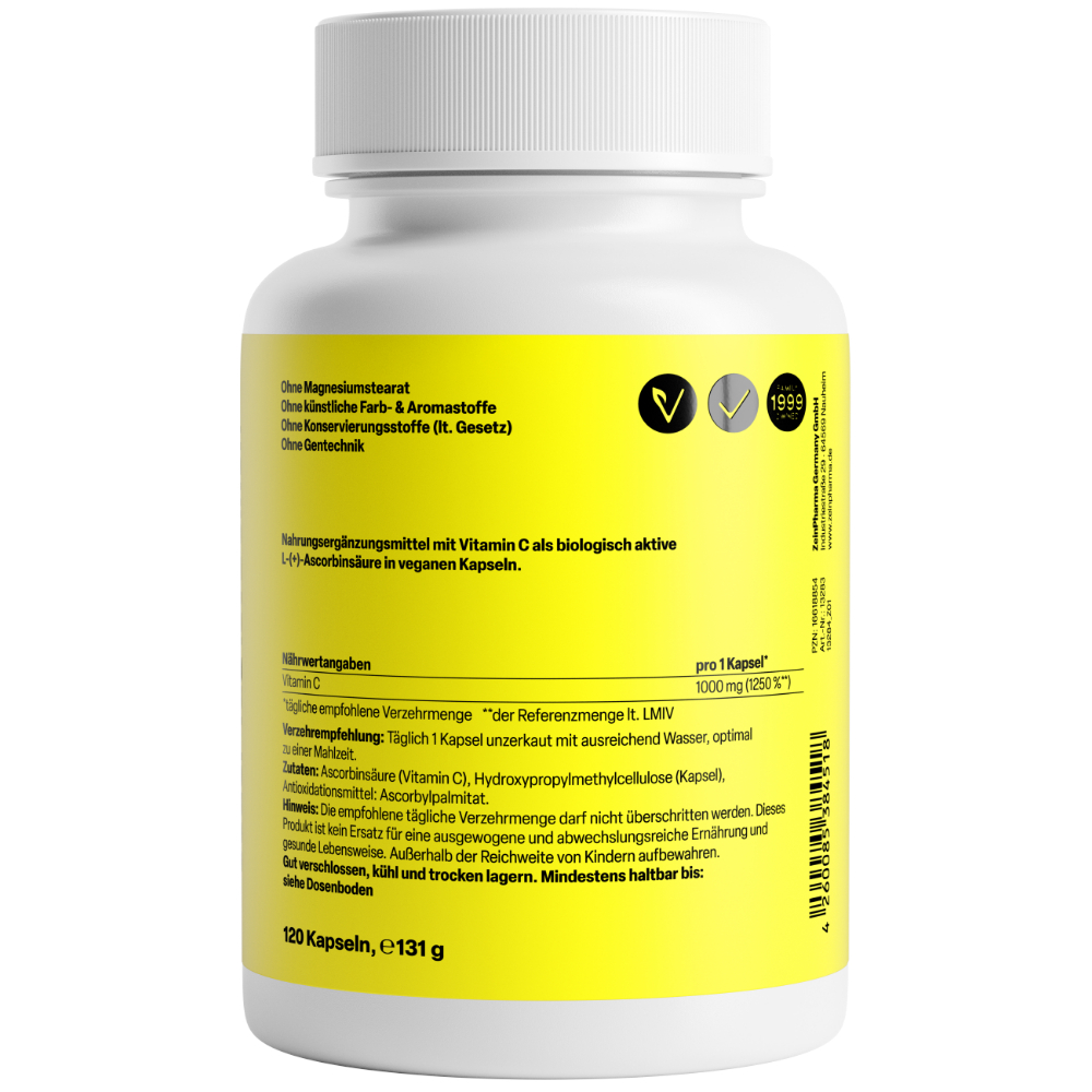Zein Pharma Vitamin C 1000 mg  120 St Kapseln