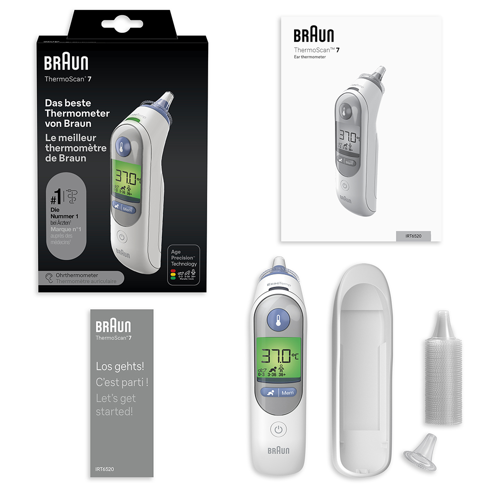 BRAUN ThermoScan 7 IRT6520 Ohrthermometer 1 St