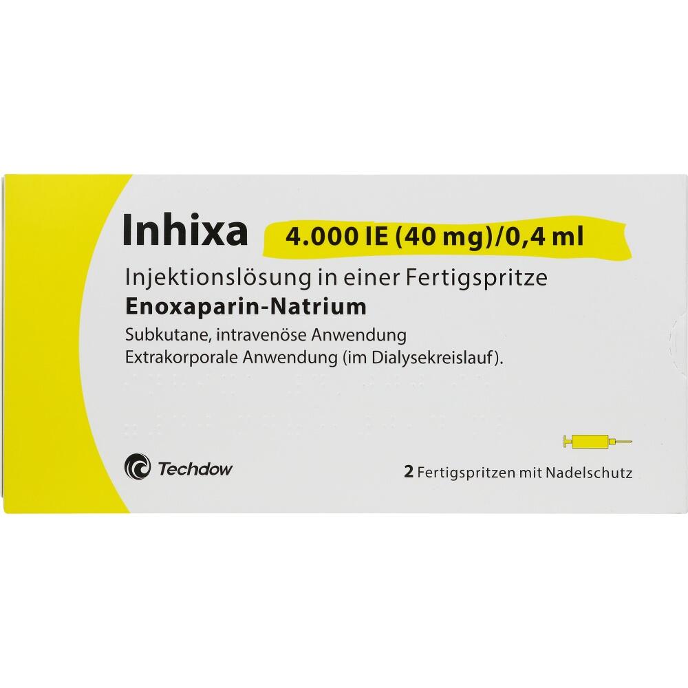 Inhixa 4000 I.E. 2 St Injektionslösung in einer Fertigspritze