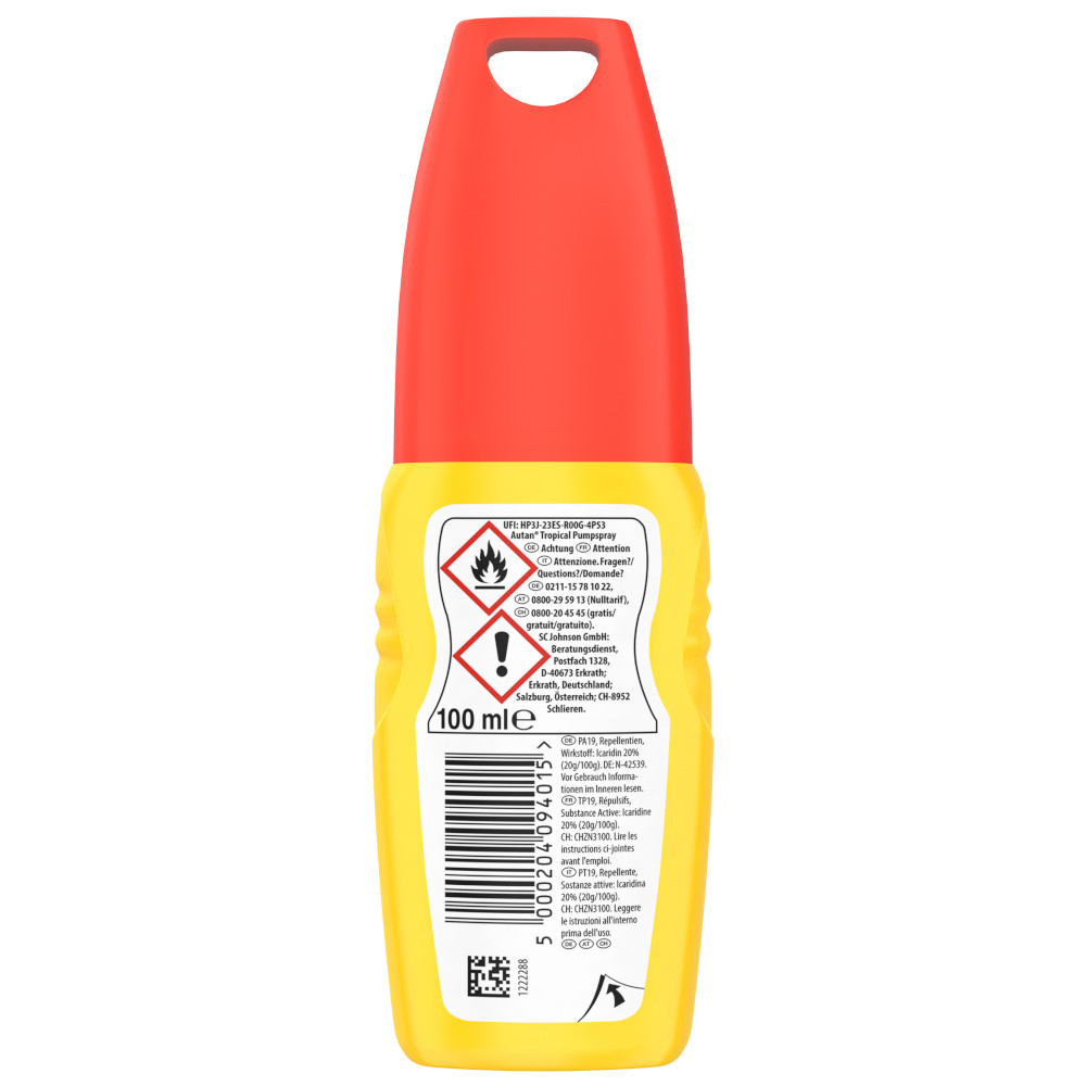 Autan tropical MÜCKENSCHUTZ Pumpspray 100 ml Spray