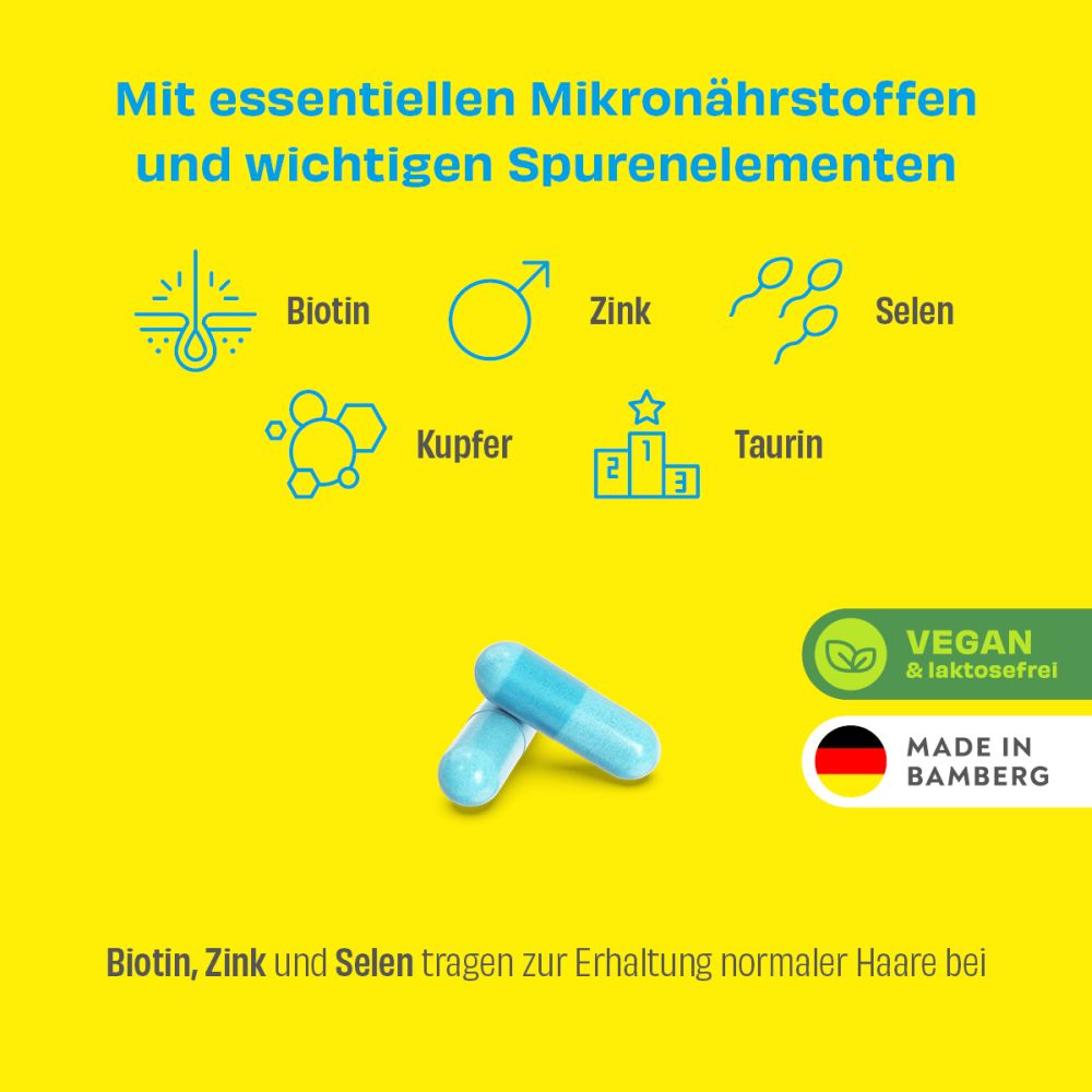 BIO-H-TIN HAIR ESSENTIALS MEN FORTE 90 St Kapseln