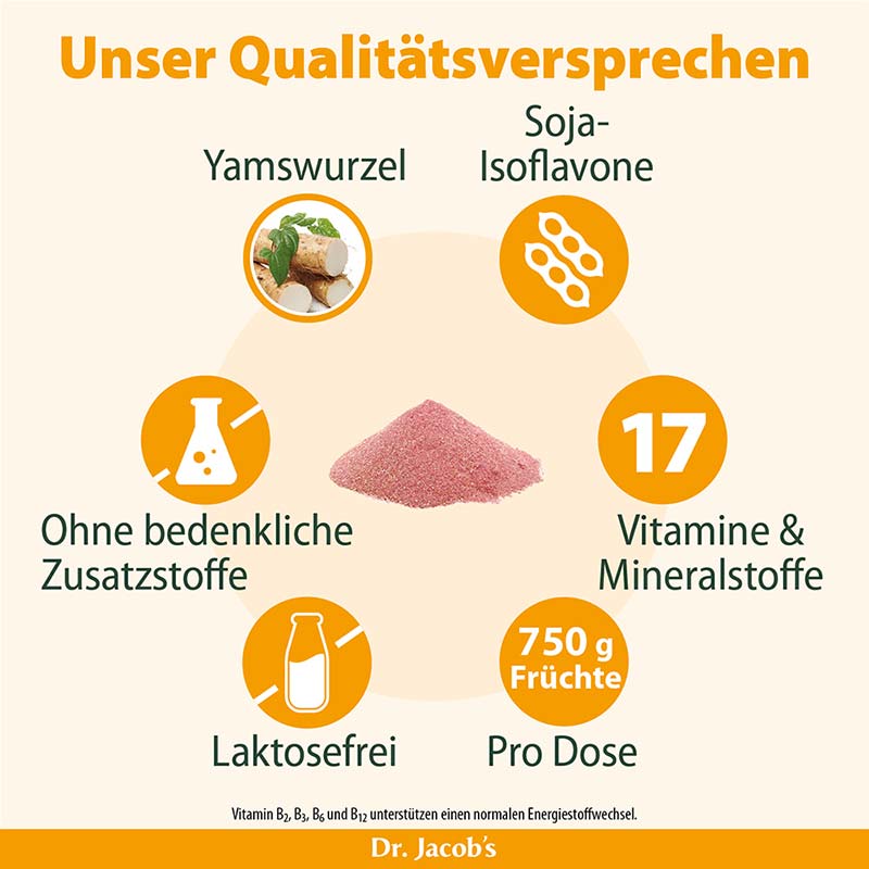 Dr. Jacob's Frauenpower Frucht-Getränkepulver