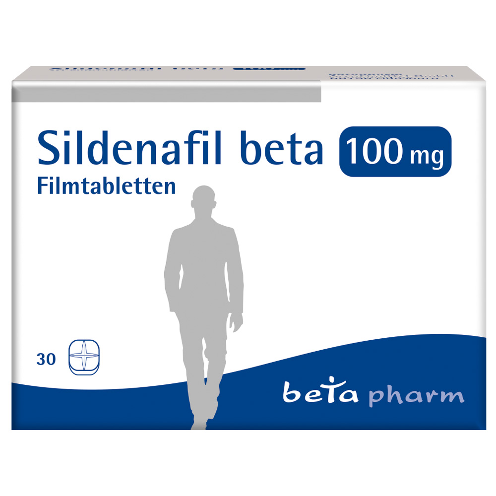 Sildenafil beta 100 mg 30 St Filmtabletten
