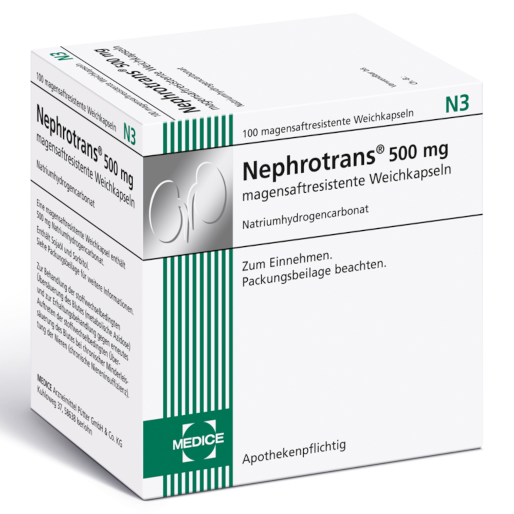 Nephrotrans 500mg 100 St Kapseln magensaftresistent