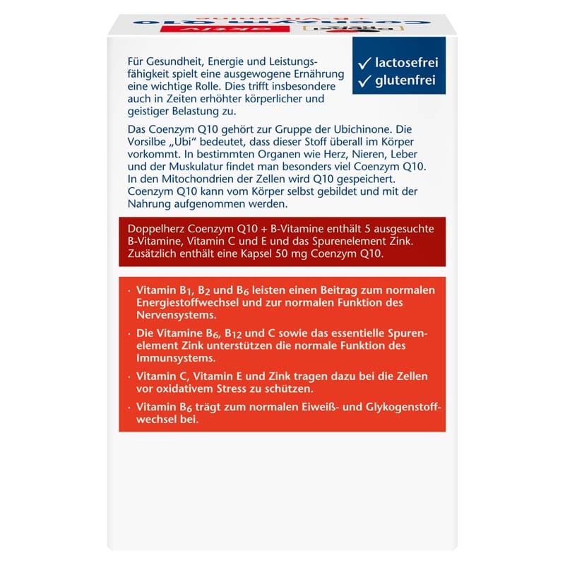 Doppelherz aktiv Coenzym Q10 + B-Vitamine 90 St Kapseln