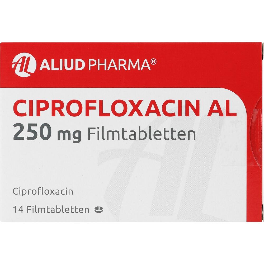CIPROFLOXACIN AL 250mg 14 St Filmtabletten