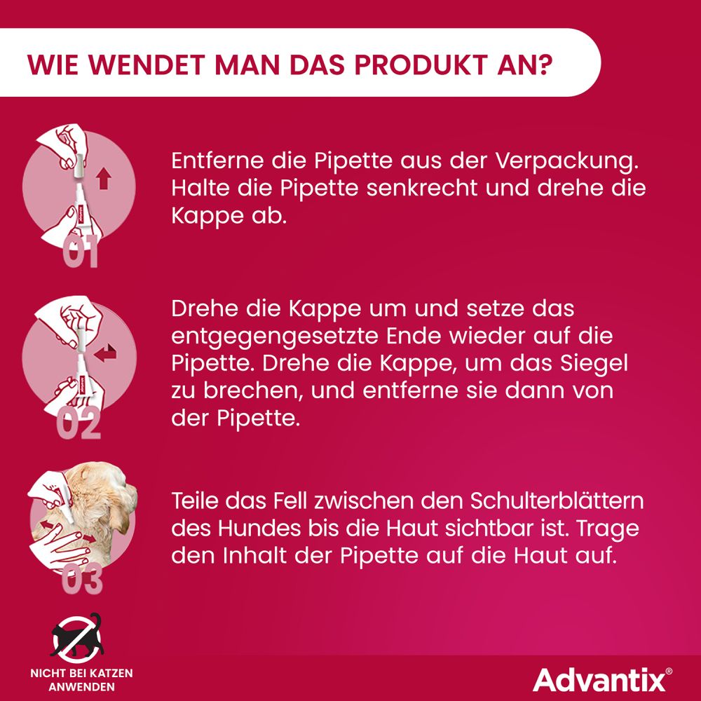 ADVANTIX SPOT-ON HUND 25-40KG 4X4.0 ml Lösung