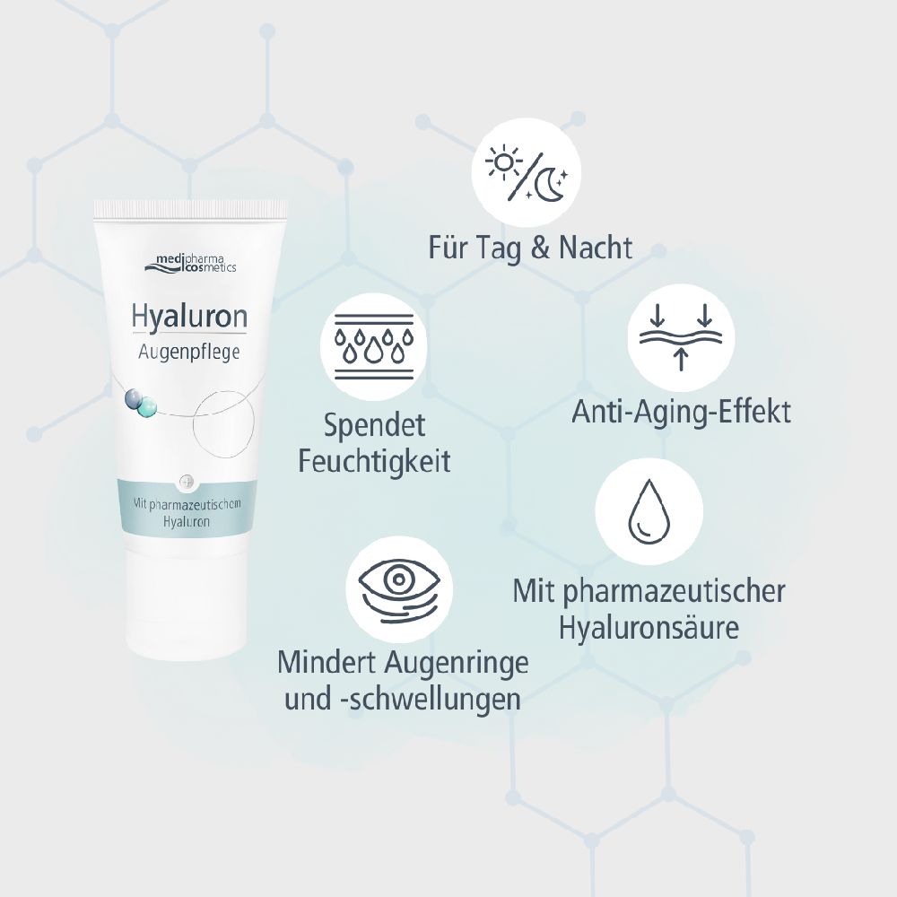 HYALURON Augenpflege Creme 15 ml Augencreme