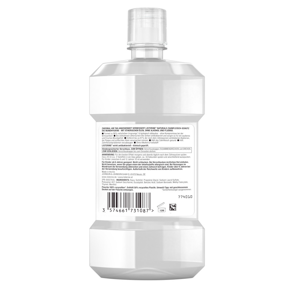 LISTERINE Naturals Zahnfleisch-Schutz 500 ml Lösung