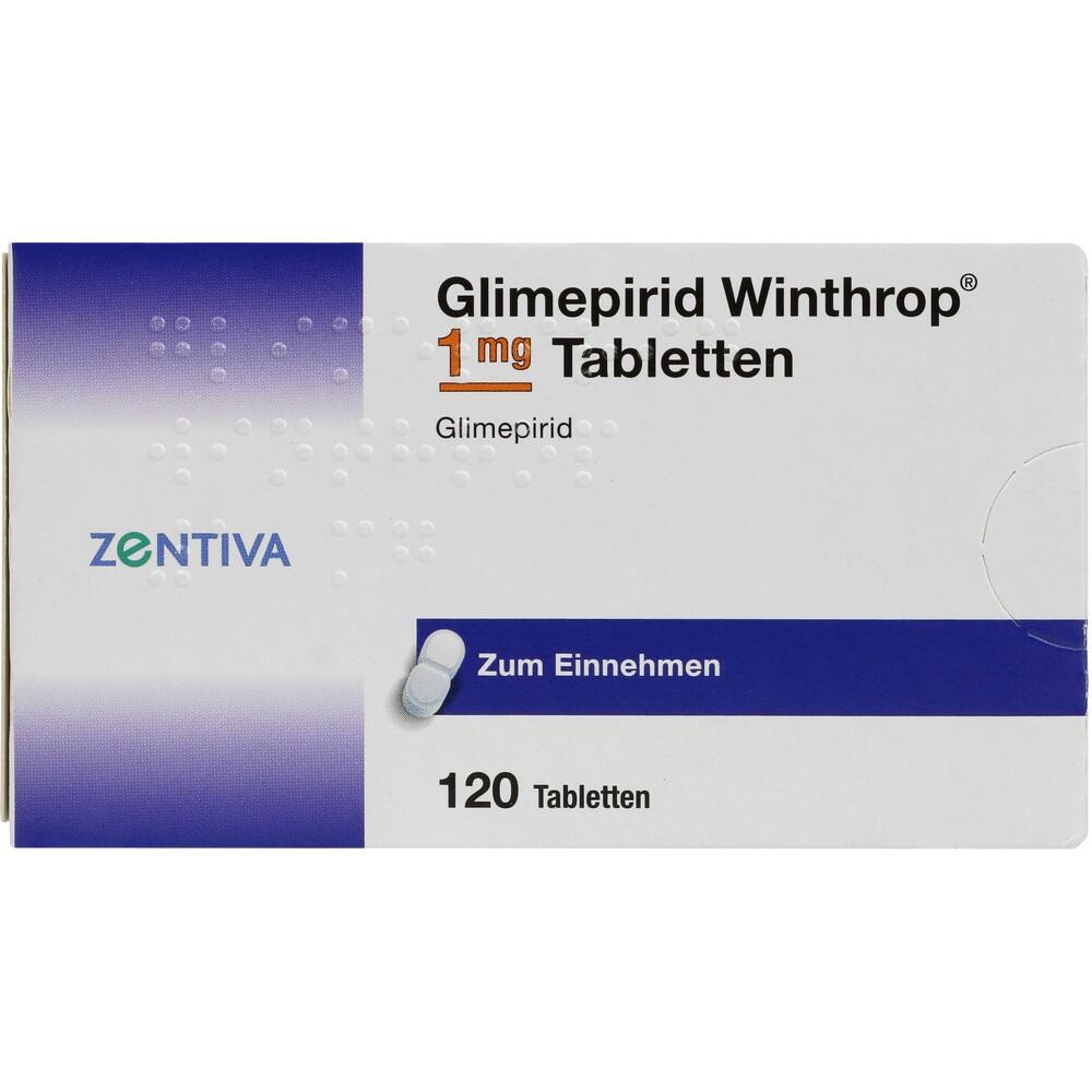 Glimepirid Winthrop 1mg 120 St Tabletten