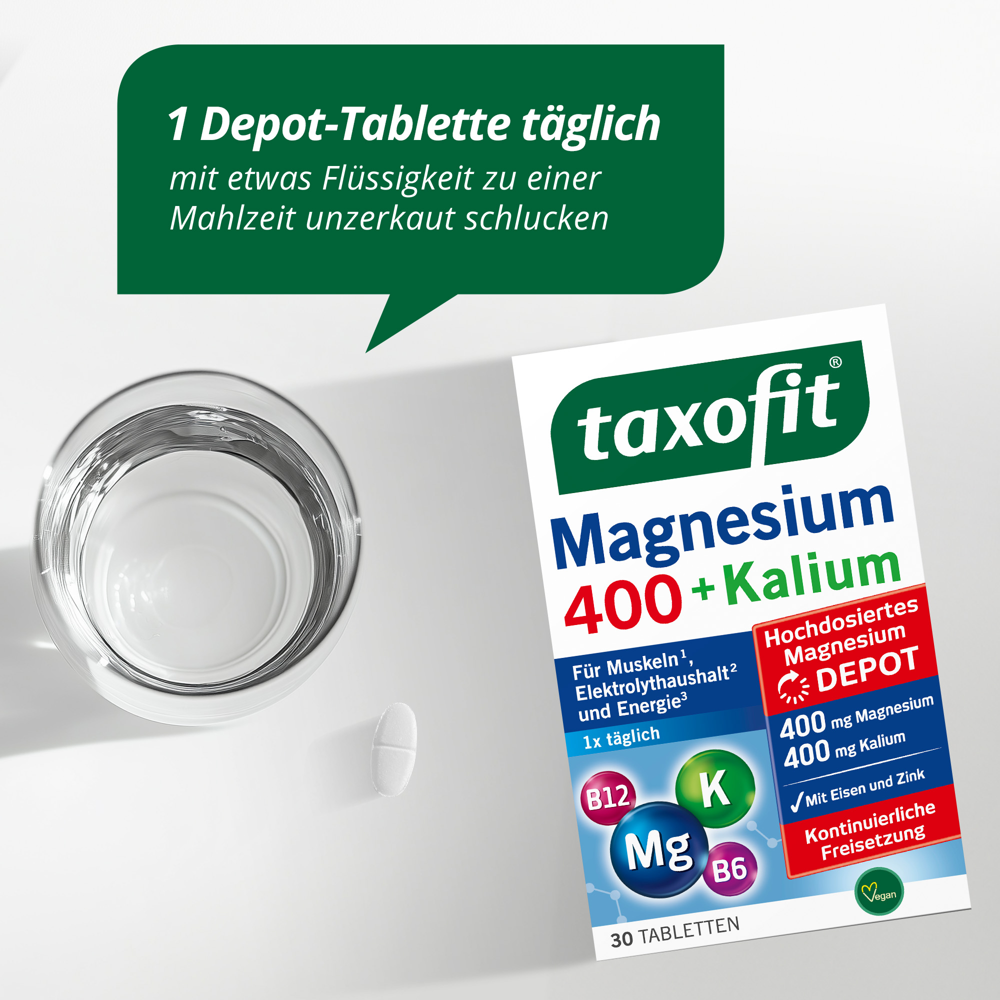 taxofit Magnesium 400 + Kalium 30 St Tabletten