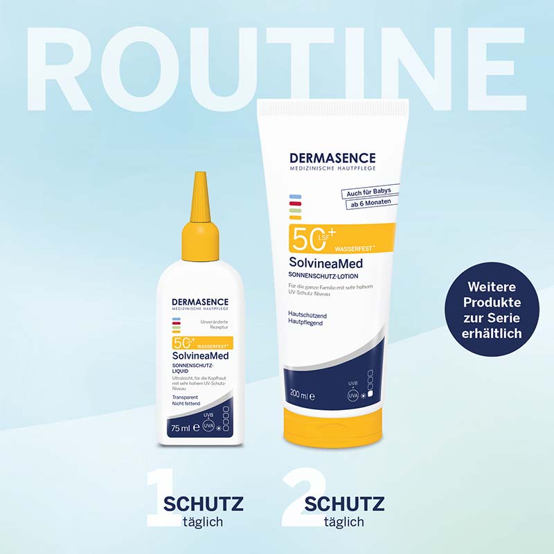 DERMASENCE SolvineaMed SONNENSCHUTZ-LIQUID AK LSF 50+ 75 ml Tonikum