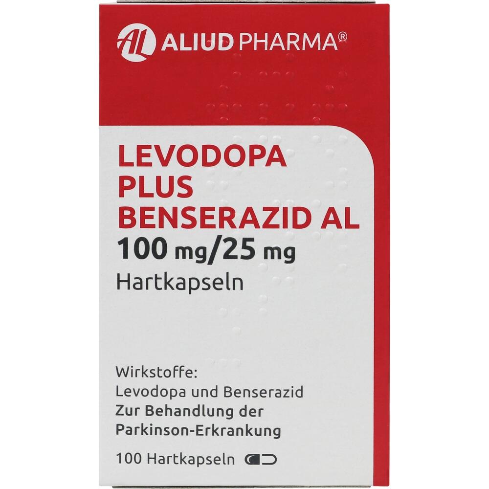 LEVODOPA PLUS BENSERAZID  AL 100mg/25mg 100 St Hartkapseln