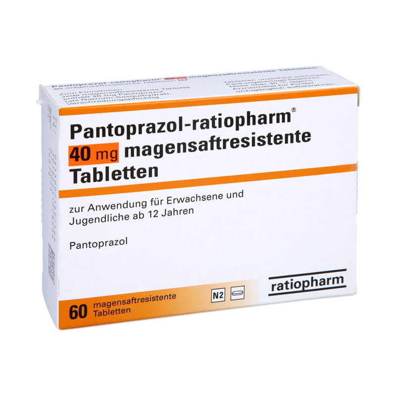 Pantoprazol-ratiopharm 40mg 60 St Tabletten magensaftresistent