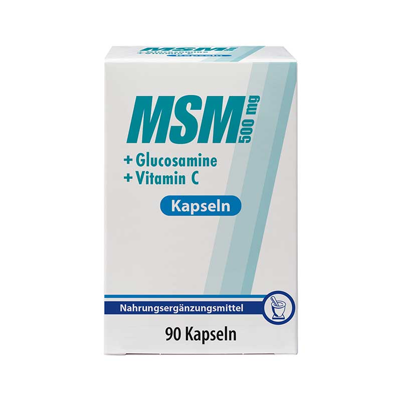 MSM 500 mg+Glucosamine Kapseln 90 St Kapseln