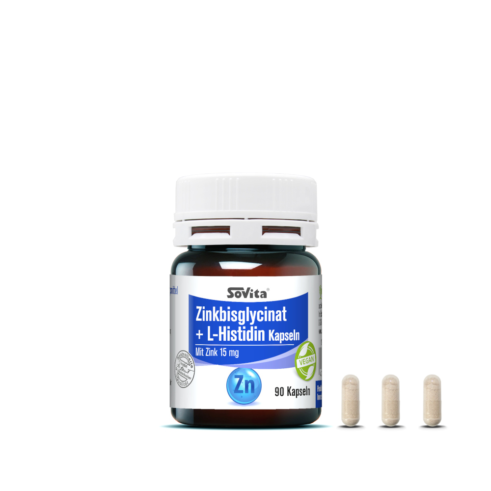 sovita Zinkbisglycinat + L-Histidin 90 St Kapseln