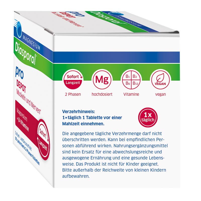MAGNESIUM Diasporal pro DEPOT 60 St Tabletten
