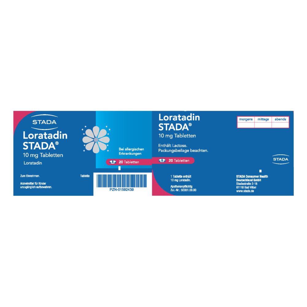 Loratadin STADA 10mg 20 St Tabletten