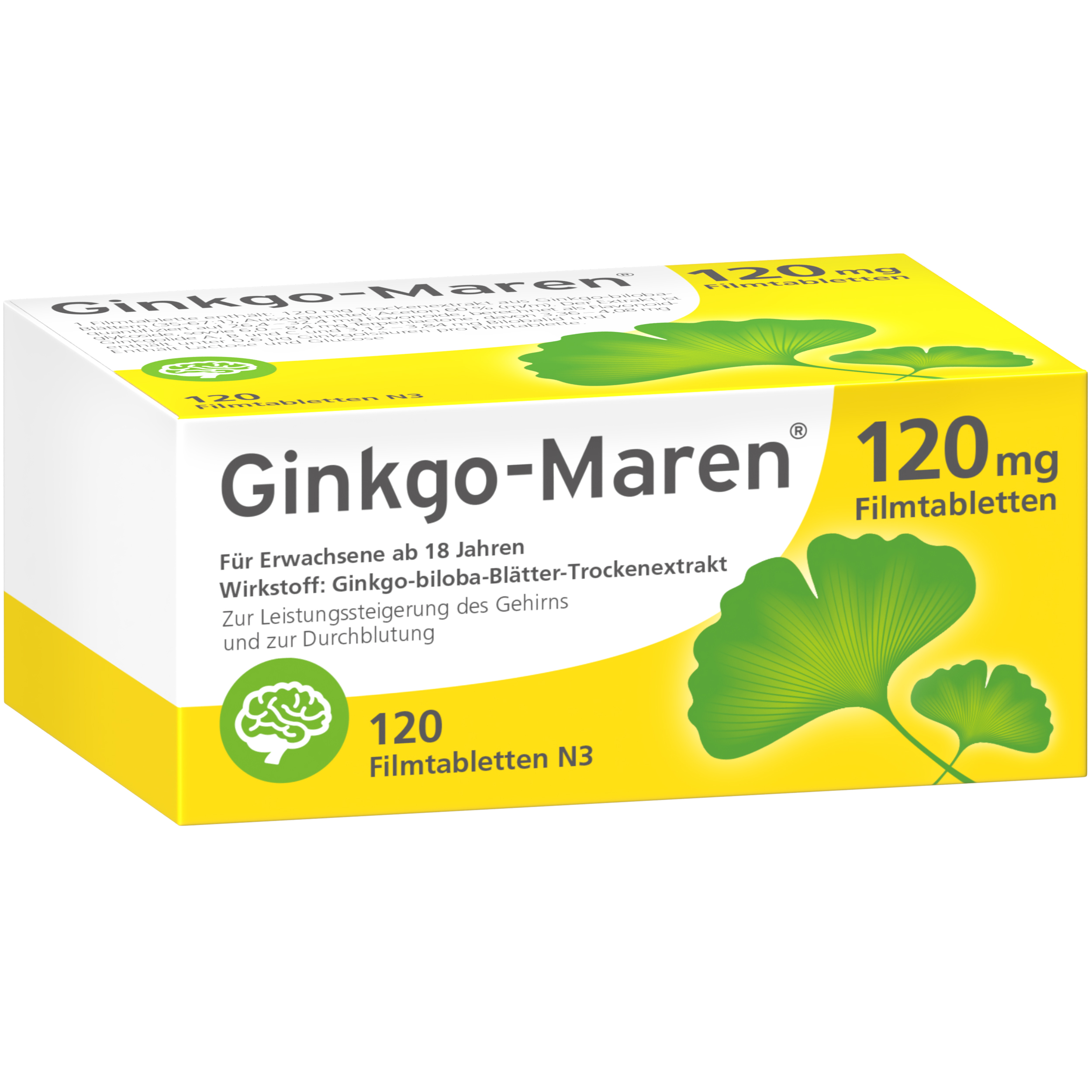 Ginkgo-Maren 120mg 120 St Filmtabletten