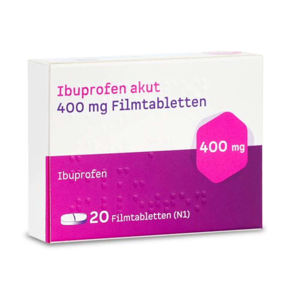 Ibuprofen akut 400mg 20 St Filmtabletten