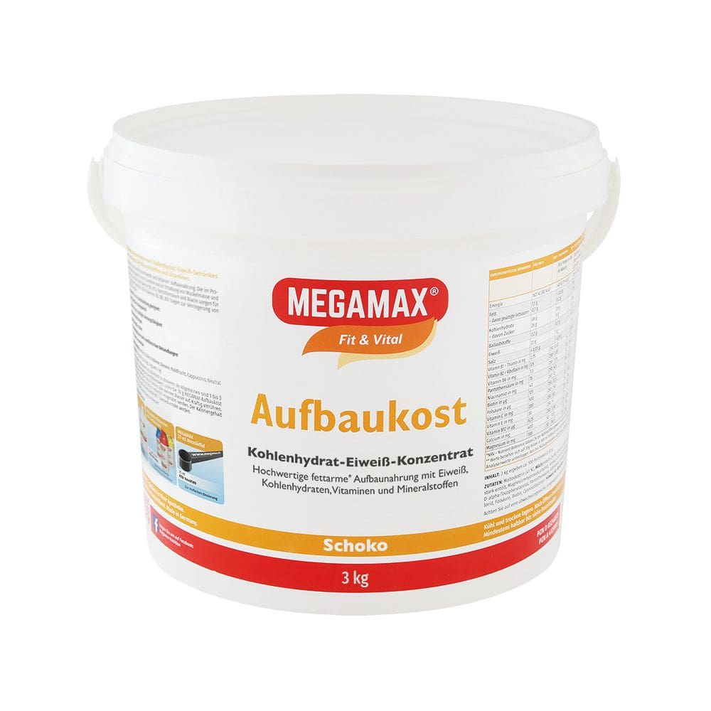 MEGAMAX Aufbaukost Schoko Pulver 3 kg Pulver