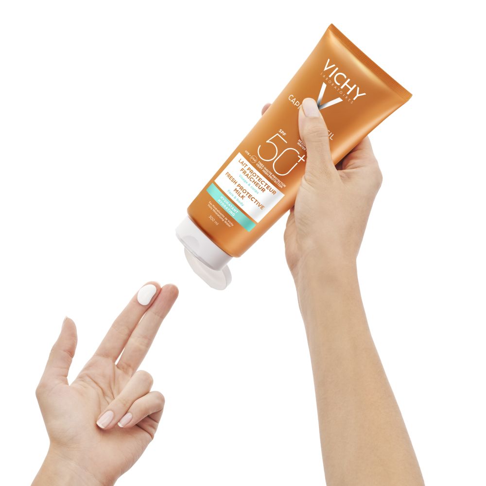 VICHY CAPITAL Soleil Sonnenmilch Familie LSF 50+ 300 ml Milch