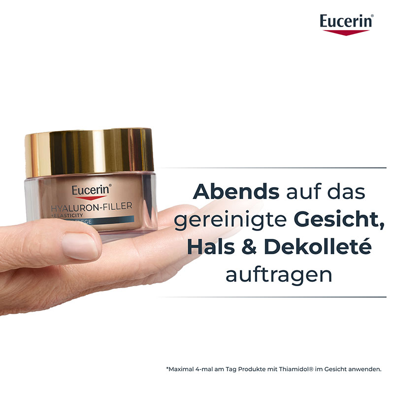 Eucerin HYALURON FILLER + ELASTICITY Nachtpflege Nachfüllpack 50 ml Creme