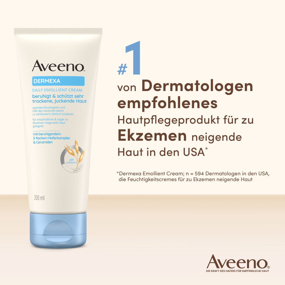 Aveeno Dermexa Emollientien Creme 200 ml Creme