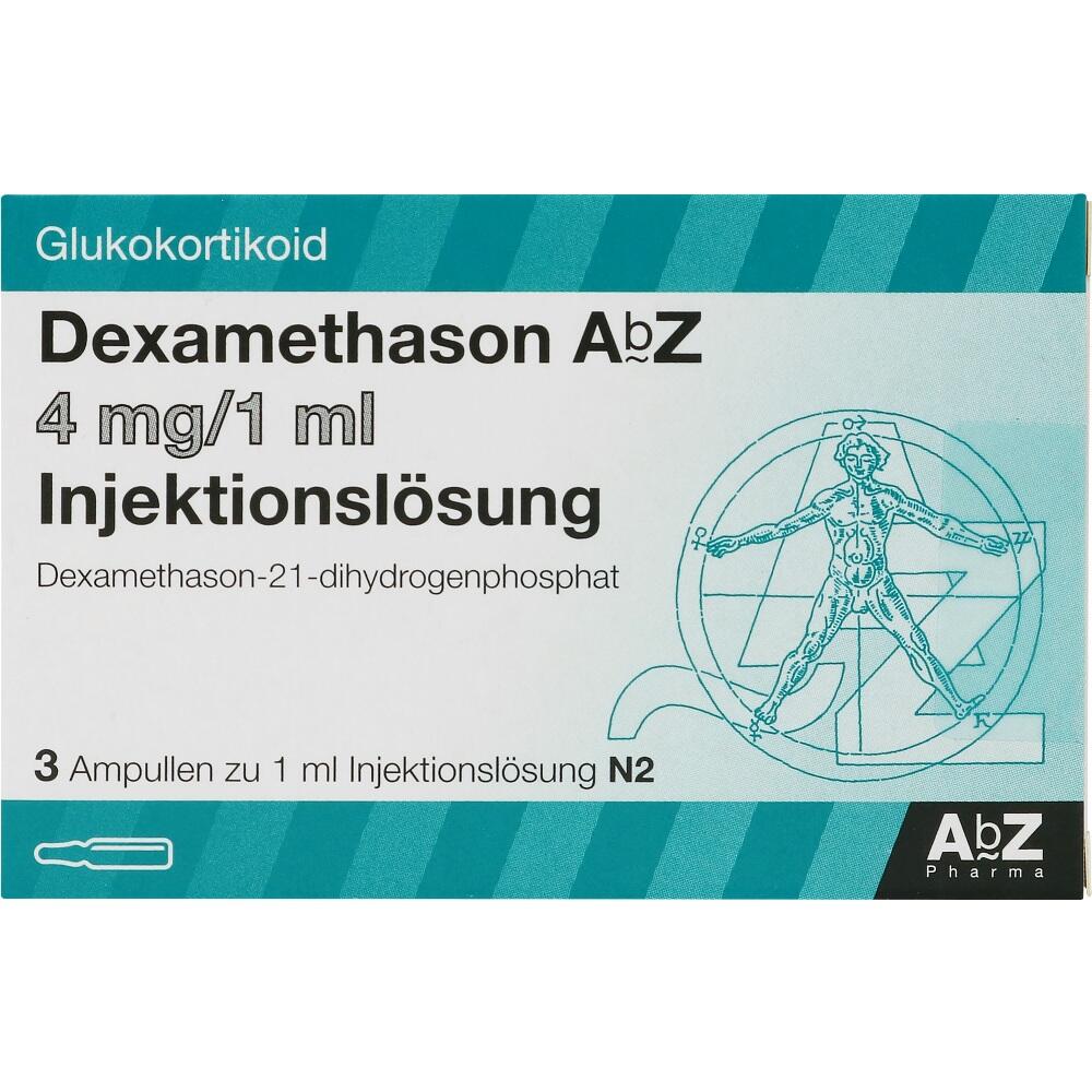 DEXAMETHASON AbZ 4 mg/1 ml Injektionslsg.Ampullen 3 St Ampullen