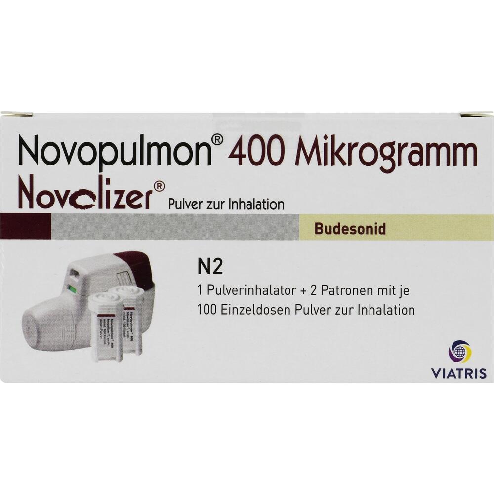 Novopulmon 400 Mikrogramm Novolizer 2X100 St Inhalationspulver